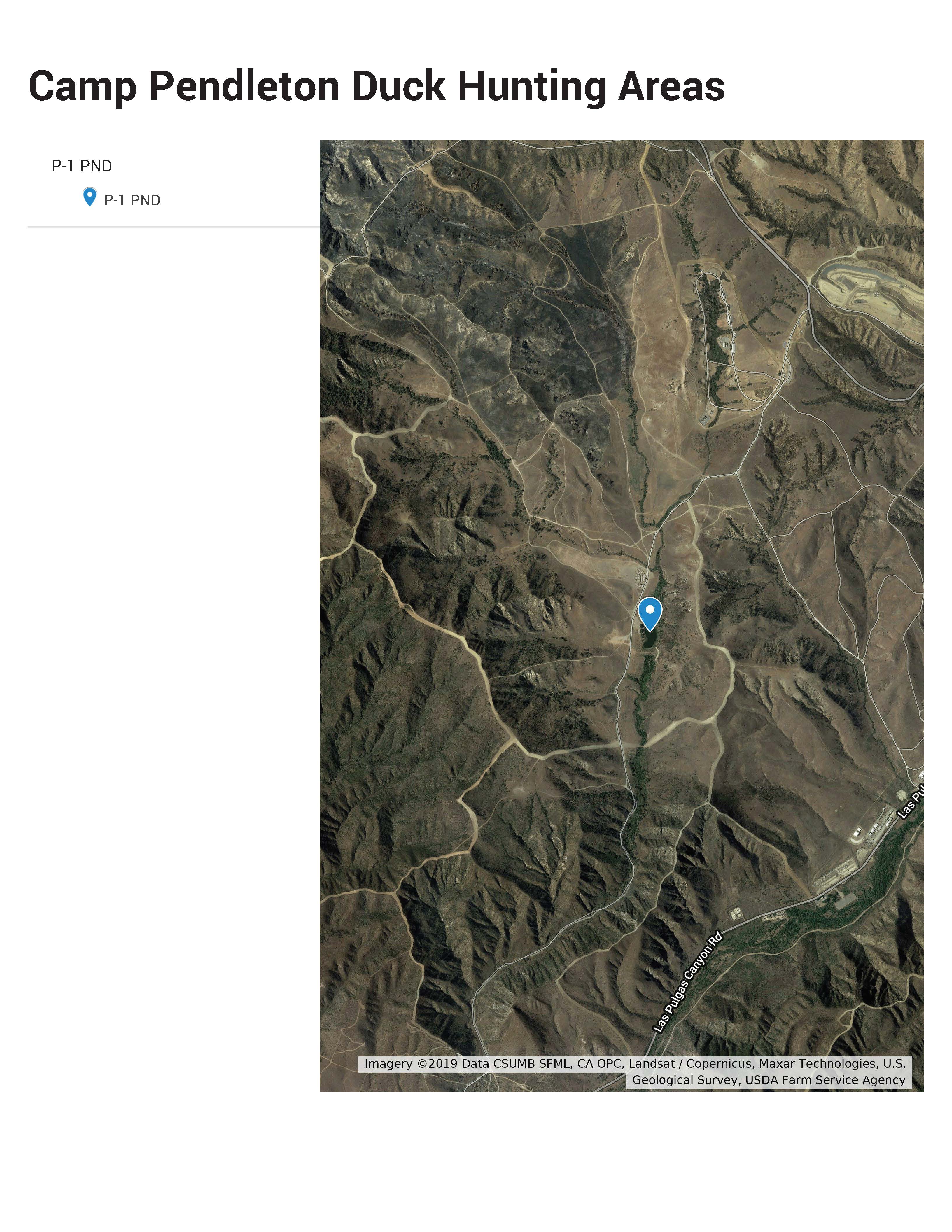 Waterfowl Hunting Area Maps